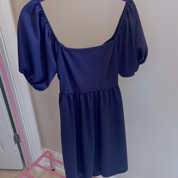 Small Blue Altar’d State Mini Dress - Picture 1 of 6